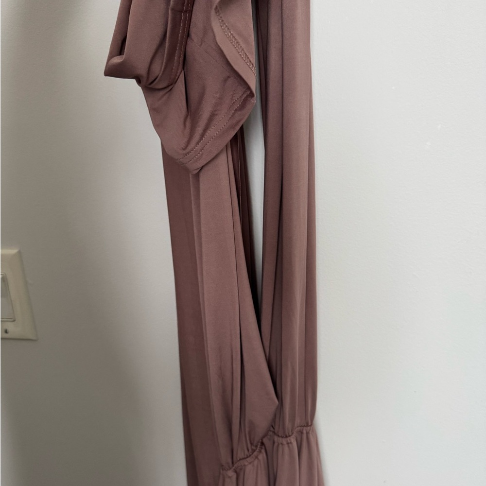 Elegant dusty rose 100 style dress